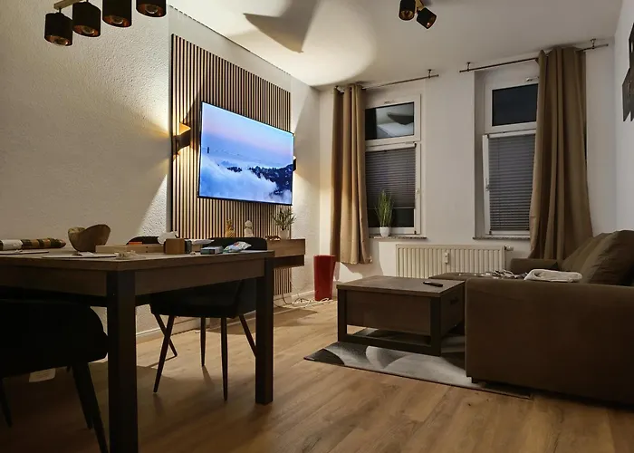 شقة Sonnen Mit Balkon, 2 Schlafzimmer Und Mehr